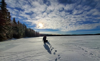 Winter camping success at Heritage Lake